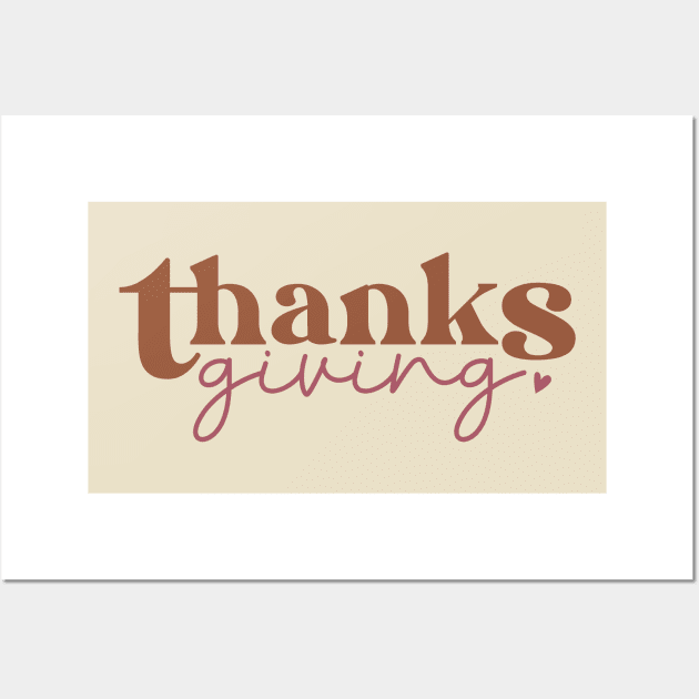 Thanks Giving Thanksgiving Wall Art by Nova Studio Designs